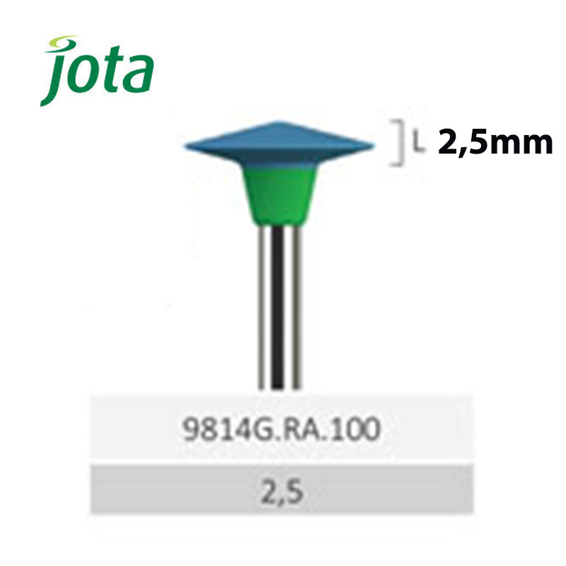 مولت سیلیکونی الماسی پرداخت سرامیک آنگل عدسی آبی - 9814G - جوتا