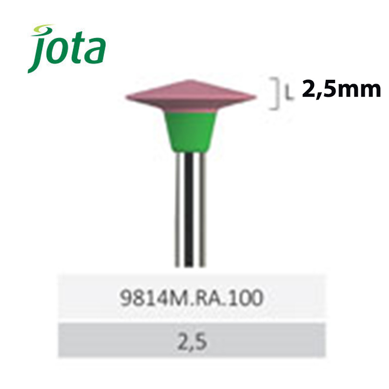 مولت سیلیکونی الماسی پرداخت سرامیک آنگل عدسی صورتی - 9814M - جوتا