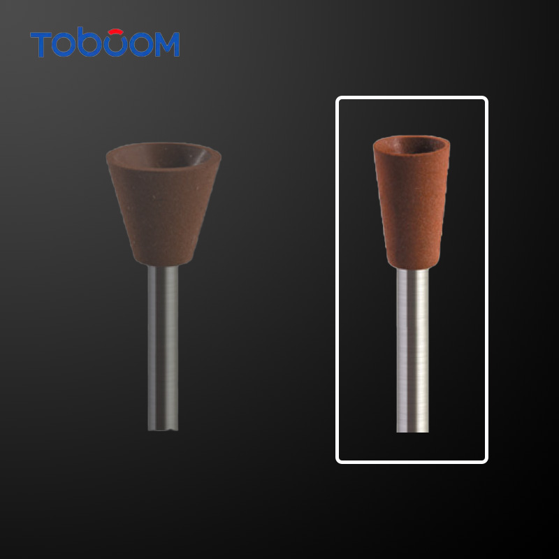 مولت پرداخت سیلیکونی آمالگام کاپ شکل متوسط قهوه ای توبوم