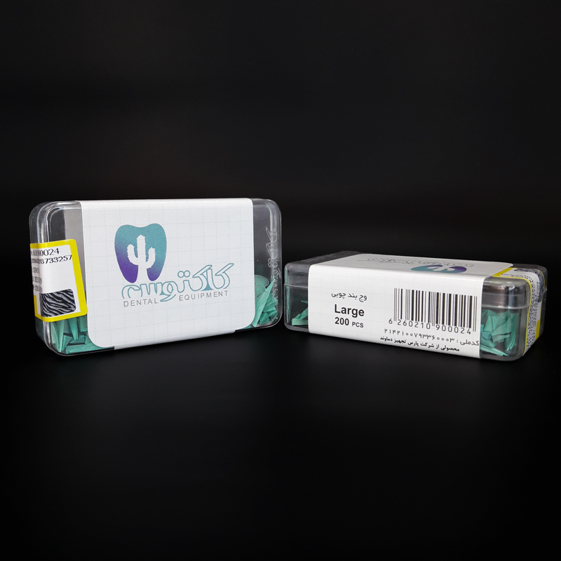 وج چوبی 200 عددی سبز کاکتوس