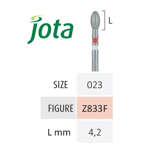 فرز الماسی پرداخت توربین زیرکونیا غنچه ای جوتا - 2