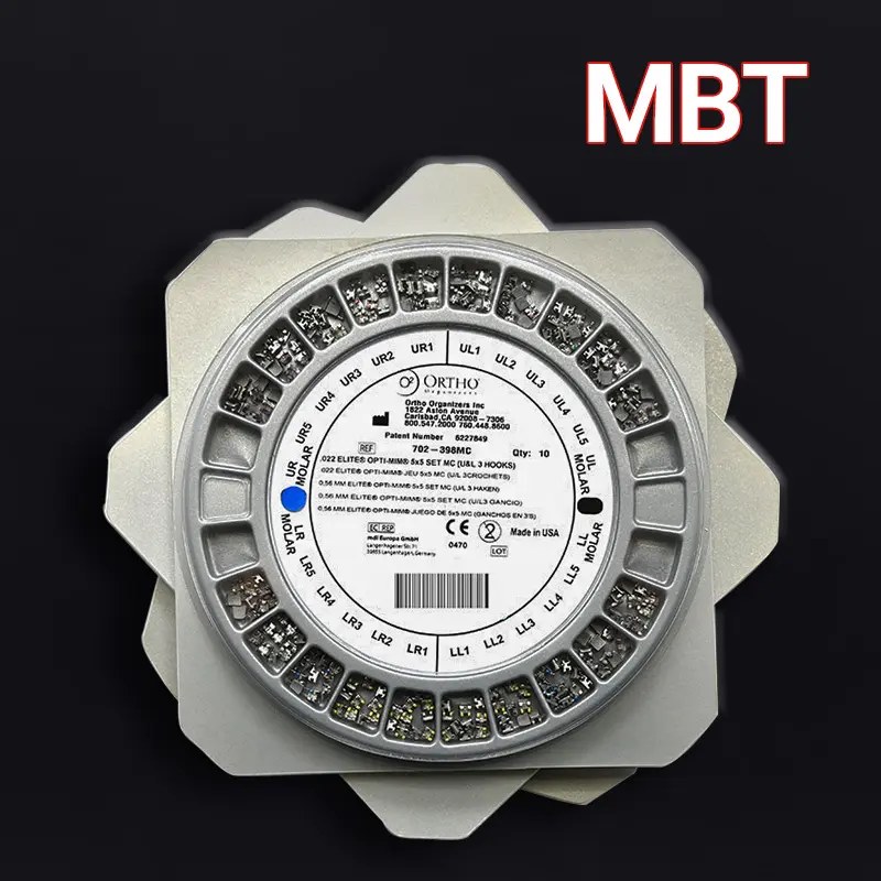 کیت براکت فلزی 10 کیسی MBT  مدل elit ارتوارگانایزر