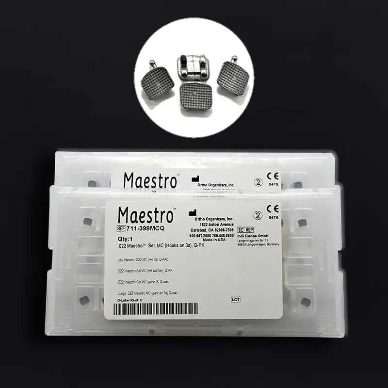 کیت براکت فلزی MBT مدل maestro ارتو ارگانایزر کیت براکت فلزی MBT مدل maestro ارتو ارگانایزر
