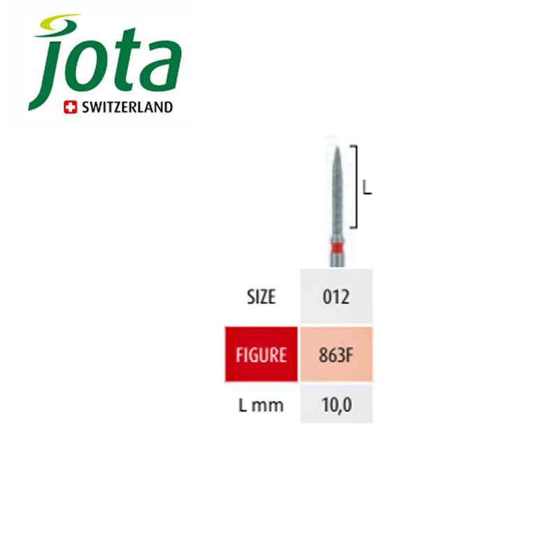 فرز الماسی پرداخت توربین استوانه ای با انتهای تیز - 10 جوتا - 2
