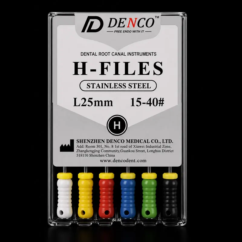 فایل دستی هدستروم H-file طول 25mm-دنکو