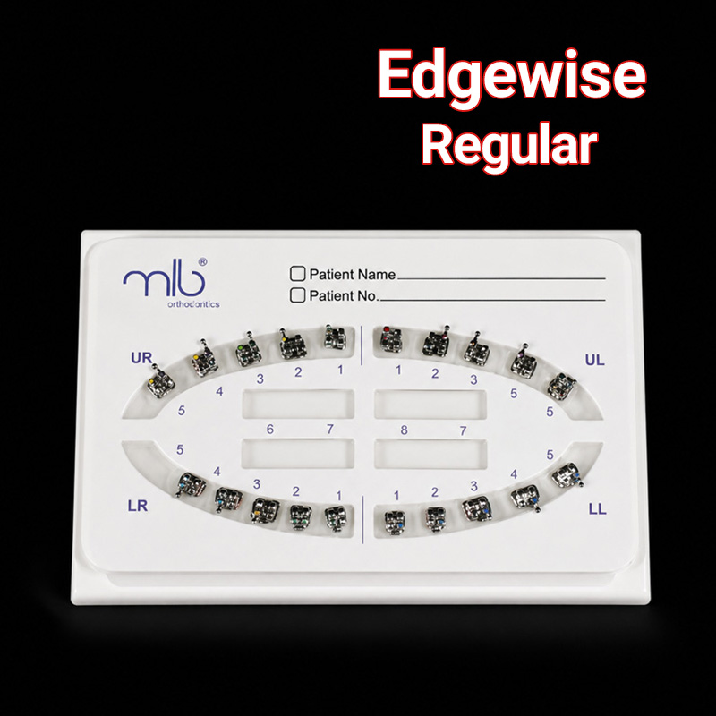 کیت براکت فلزی Edgewise رگولار مدل Cobas - کریتیو دنتال