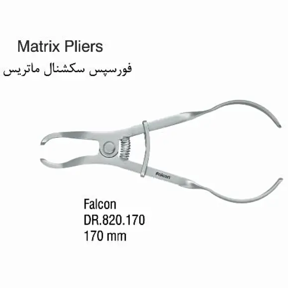 فورسپس سکشنال ماتریس (170mm)- فالکن