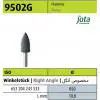 مولت آنگل سیلیکونی مشکی (زبر) شعله ای 9502G - 10mm - جوتا - 2