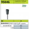 مولت سیلیکونی مشکی (زبر) مخروط معکوس تو خالی 9504G - جوتا - 2