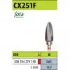 فرز کارباید هندپیس آکریل بر - CX251F - جوتا - 2