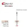 فرز الماسی توربین پرداخت روکش استوانه ای با انتهای گرد -6- تیزکاوان - 2