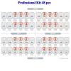 کیت حرفه ای 48 عددی روکش شیری کره ای باکس معمولی - 1