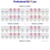 کیت حرفه ای 72 عددی روکش شیری کره ای باکس معمولی - 1