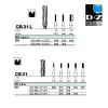 فرز کارباید هندپیس استوانه ای-44.5mm - 2