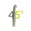 توربین دو سوراخ 45 درجه نوری- اپل دنتال - 1