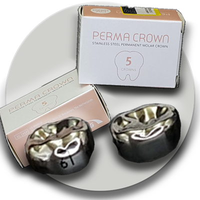 روکش استیل دندان دائمی