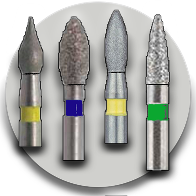 تراش غنچه ای - شعله ای